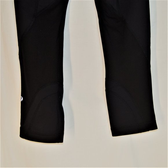 LULULEMON ATHLETICA LEGGINGS PACE RIVAL CROPS SZ 4 - Picture 5 of 9